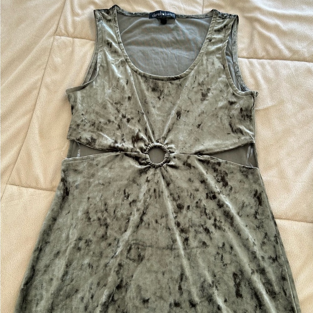 Velvet short dress